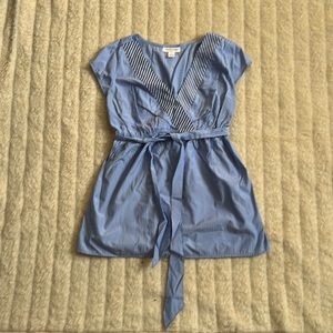 Maternity short sleeve blouse medium